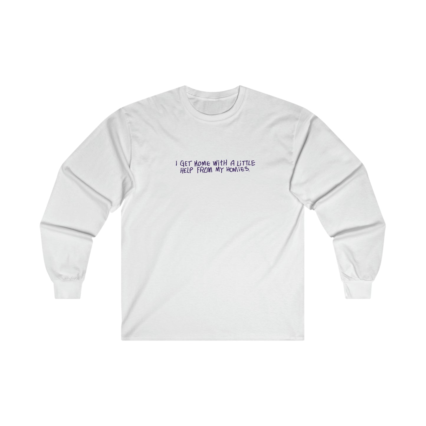 Help From The Homies! - Unisex Jersey Long Sleeve Tee