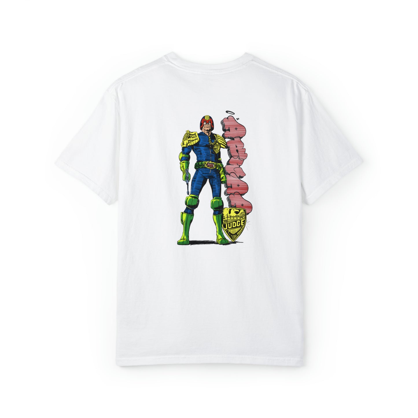 Please! Judge Dredd. - Unisex Garment-Dyed T-shirt