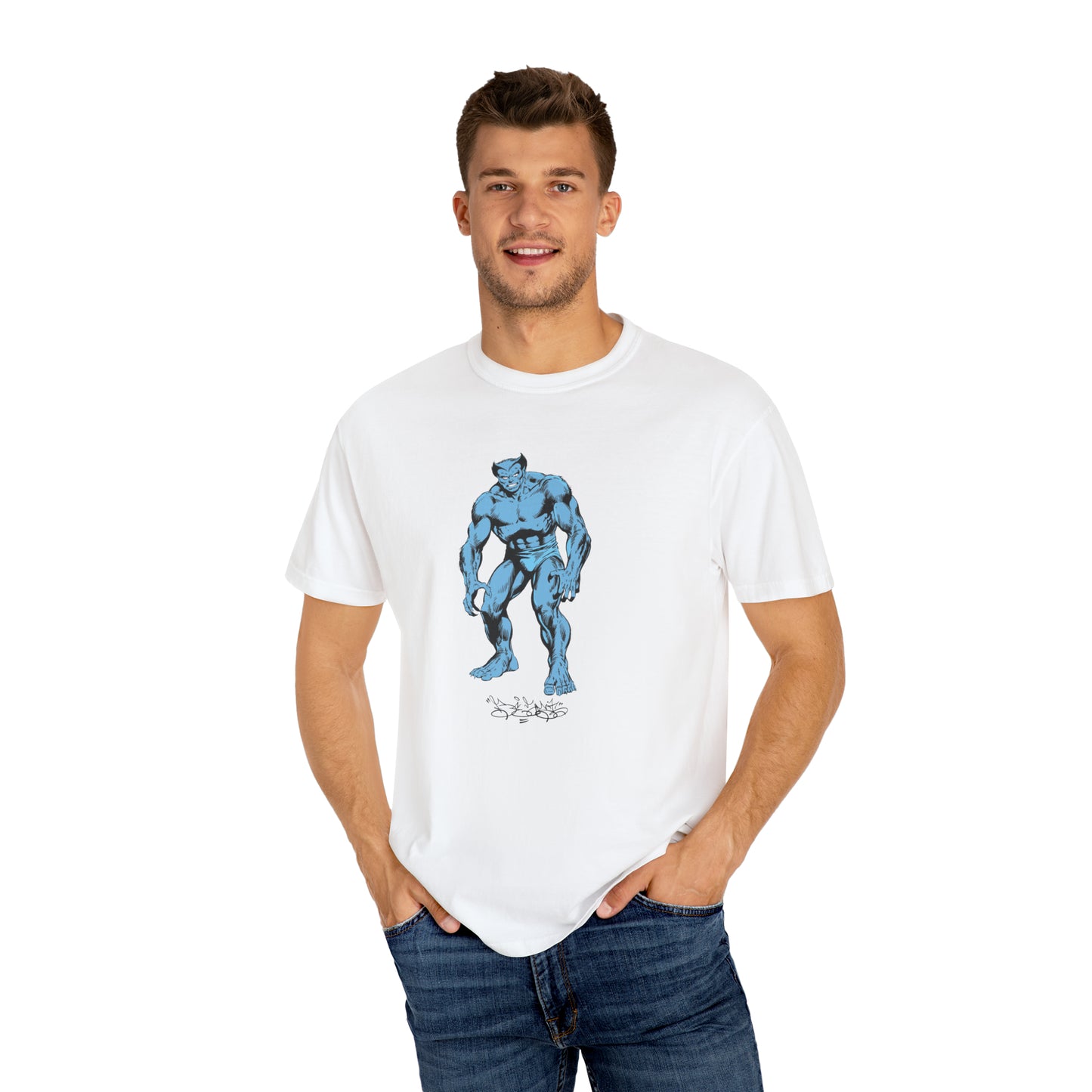 Beast Marvel Bootleg! (Pls!) - Unisex Garment-Dyed T-shirt